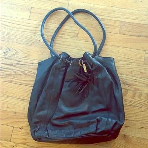 Black soft leather Micheal Kors  purse.